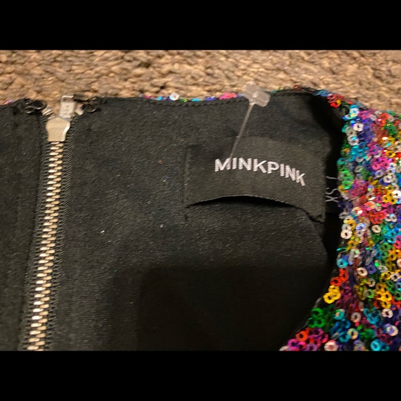 MINKPINK SEQUIN CROP TOP - Picture 4 of 11